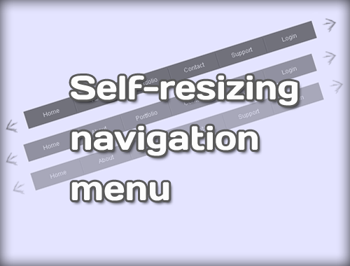automatically resize image css. Today I am going to share a nice CSS only (with some jQuery) navigation menu 