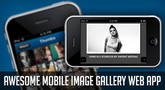 Awesome Mobile Image Gallery Web App