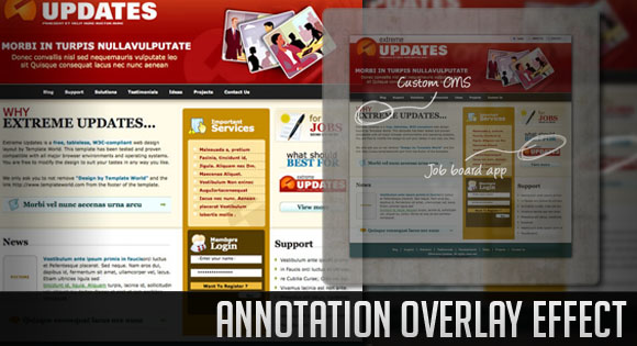 Annotation Overlay Effect with jQuery
