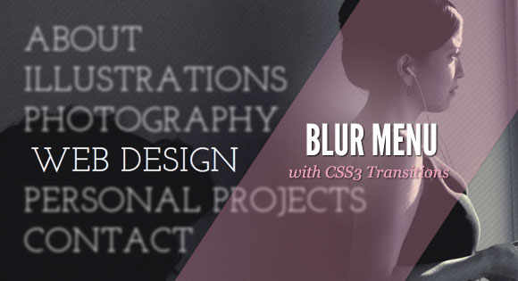 BlurMenuwithCss3