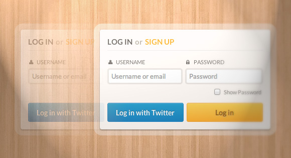 Custom Login Form Styling