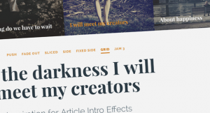 Article Intro Effects